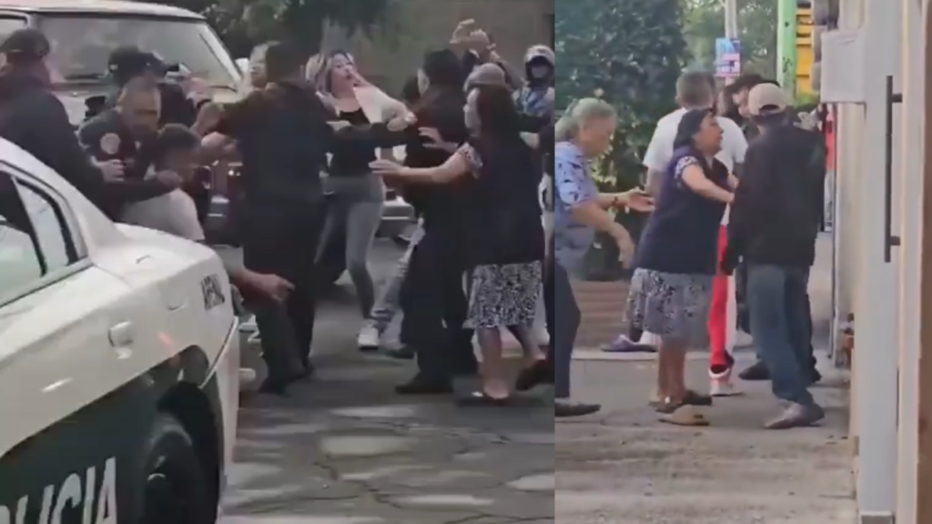 Operativo contra ambulantes desata enfrentamiento con policías en Pantitlán