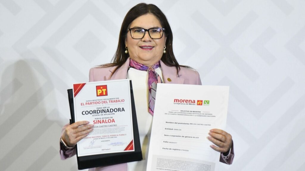 Imelda Castro es elegida por Morena como coordinadora en Sinaloa rumbo a 2027