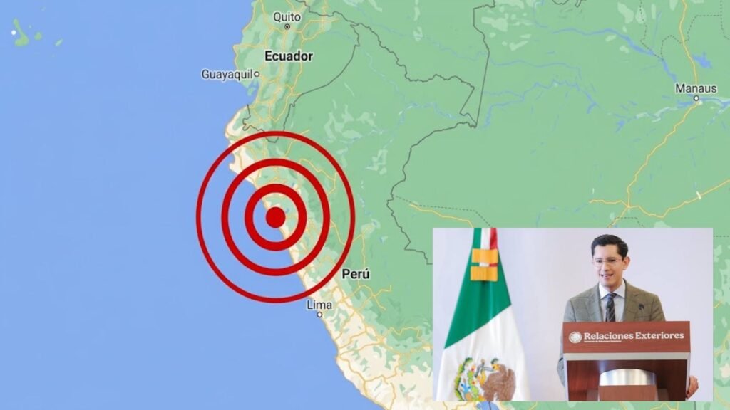 Sismo en Perú: SRE activa línea de emergencia para mexicanos
