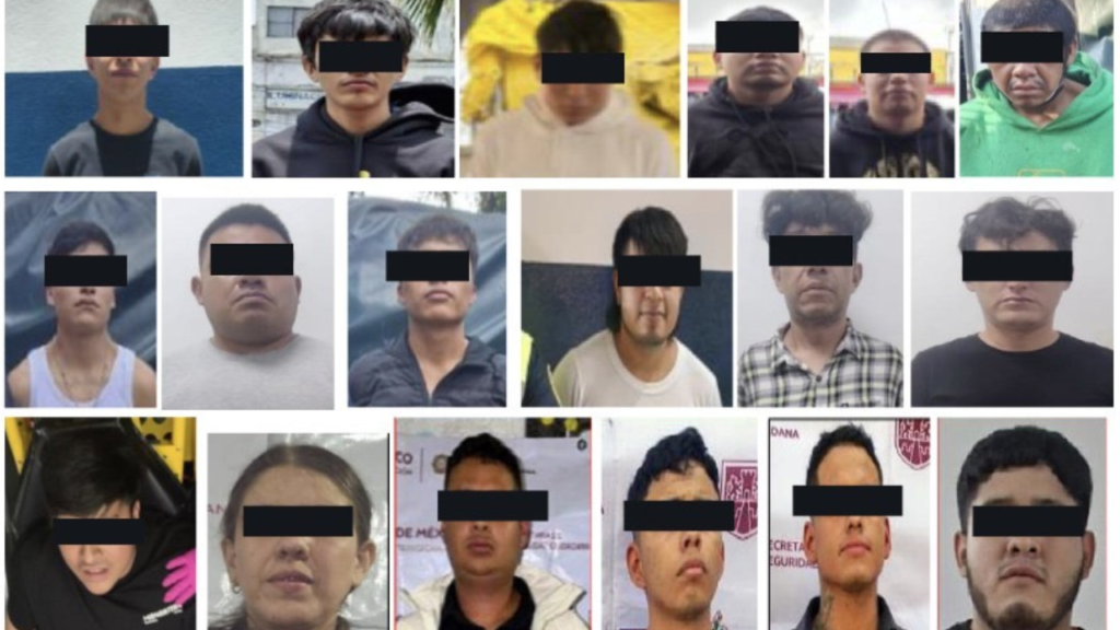 Caen menores ligados a La Unión Tepito y la Anti Unión tras operativo en CDMX