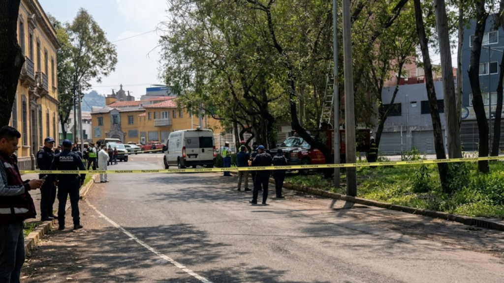 Muere hombre tras colgarse de un árbol en Insurgentes Norte, en la GAM