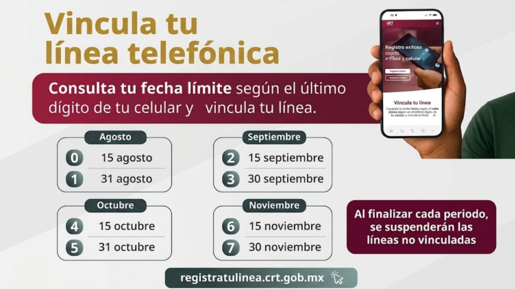 ¿Tu celular termina en 0? 15 de agosto, fecha límite para registrar tu línea telefónica o será suspendida