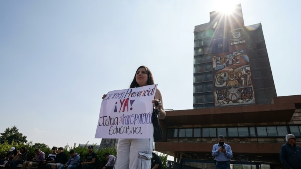 UNAM cancela contrato con Territorium Life por irregularidades en examen en línea; solicita auditar empresa