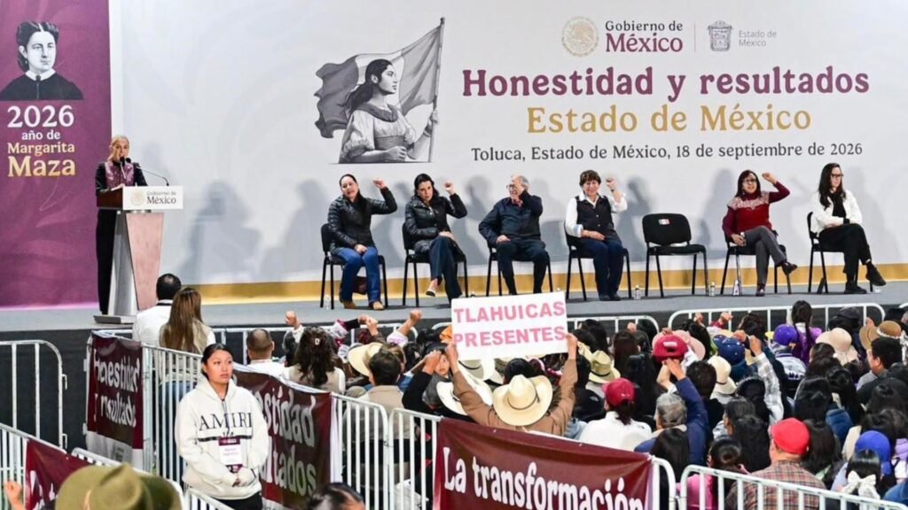 Programas de Bienestar beneficia a 5 millones de mexiquenses en el Edomex: Sheinbaum