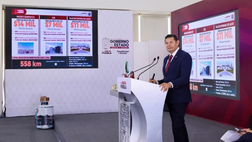Alejandro Armenta critica herencia financiera de gestiones pasadas en Puebla