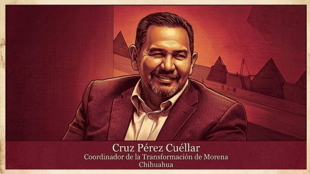 Cruz Pérez Cuéllar encabezará Morena en Chihuahua