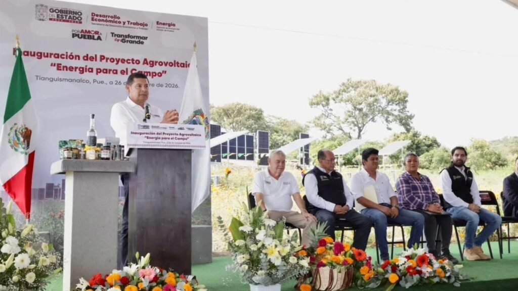 Alejandro Armenta presenta proyecto energético para el campo poblano