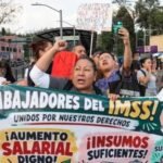 Trabajadores del IMSS anuncian nueva megamarcha: día, horario y zonas afectadas