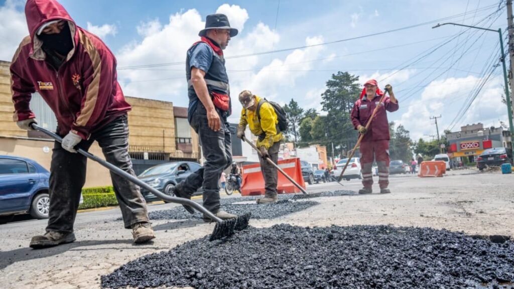 Toluca no para en bacheo: Ricardo Moreno anuncia estrategia permanente hasta 2027