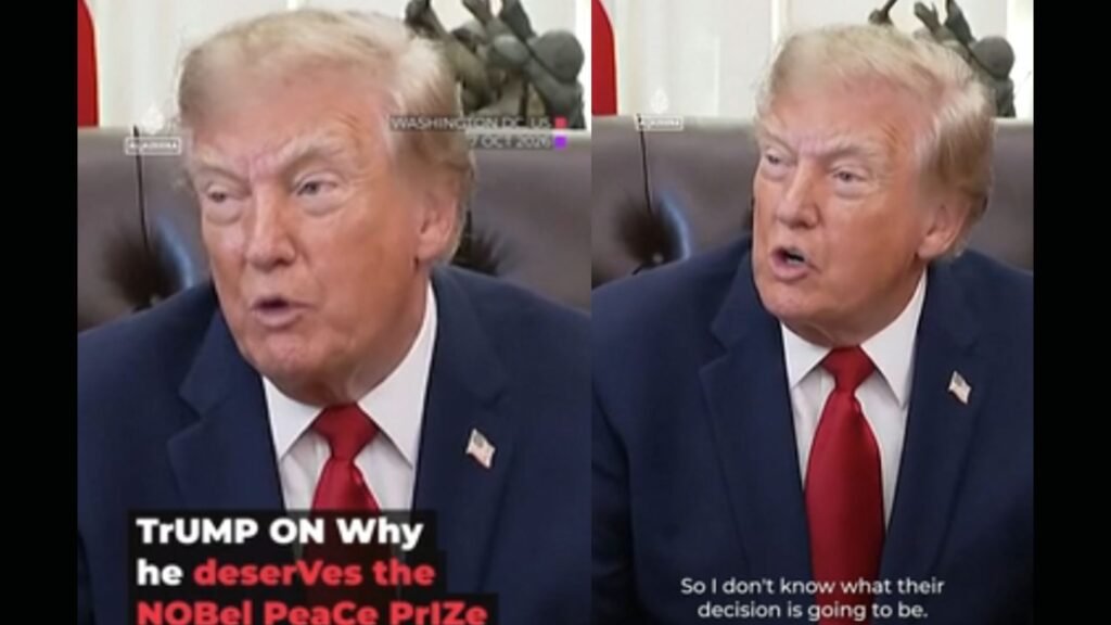 Trump exige el Nobel de la Paz 2026 por “evitar la destrucción total del mundo”